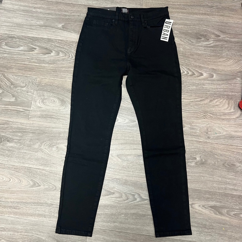 Urban Outfitters Jeans Black High Ride Skinny Denim Classic Size 31